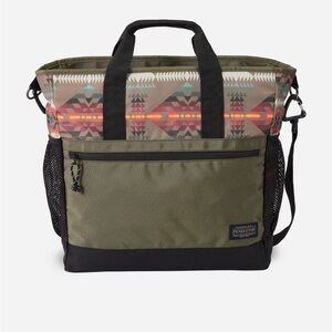 PendletonTote Bag Southwestern Pattern Olive Travel Tote